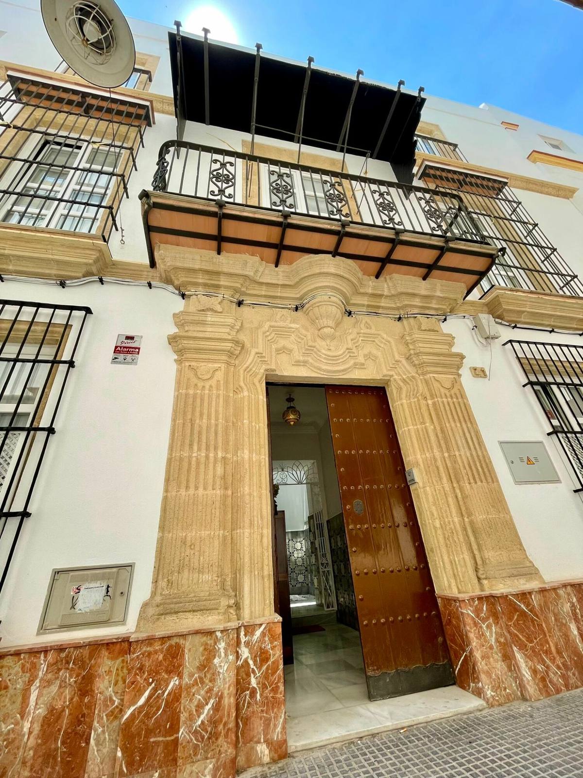 Fachada de Casa Palacio La Templanza en El Puerto de Santa María